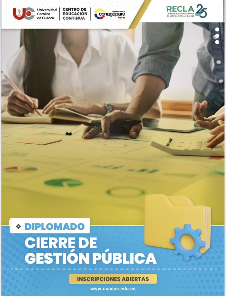 Lee más sobre el artículo Inscripciones abiertas para Diplomado en Cierre de Gestión Pública